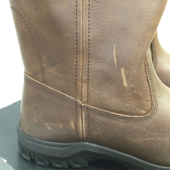 CAT Caterpillar P51034 Drawbar Pull-On Soft Toe Summer Brown Work Boots Shoes - Picture 8 of 10